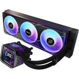 Procesoru dzesētājs ASRock Phantom Gaming 360 LCD Black (90-APGA36-BAAGA5)