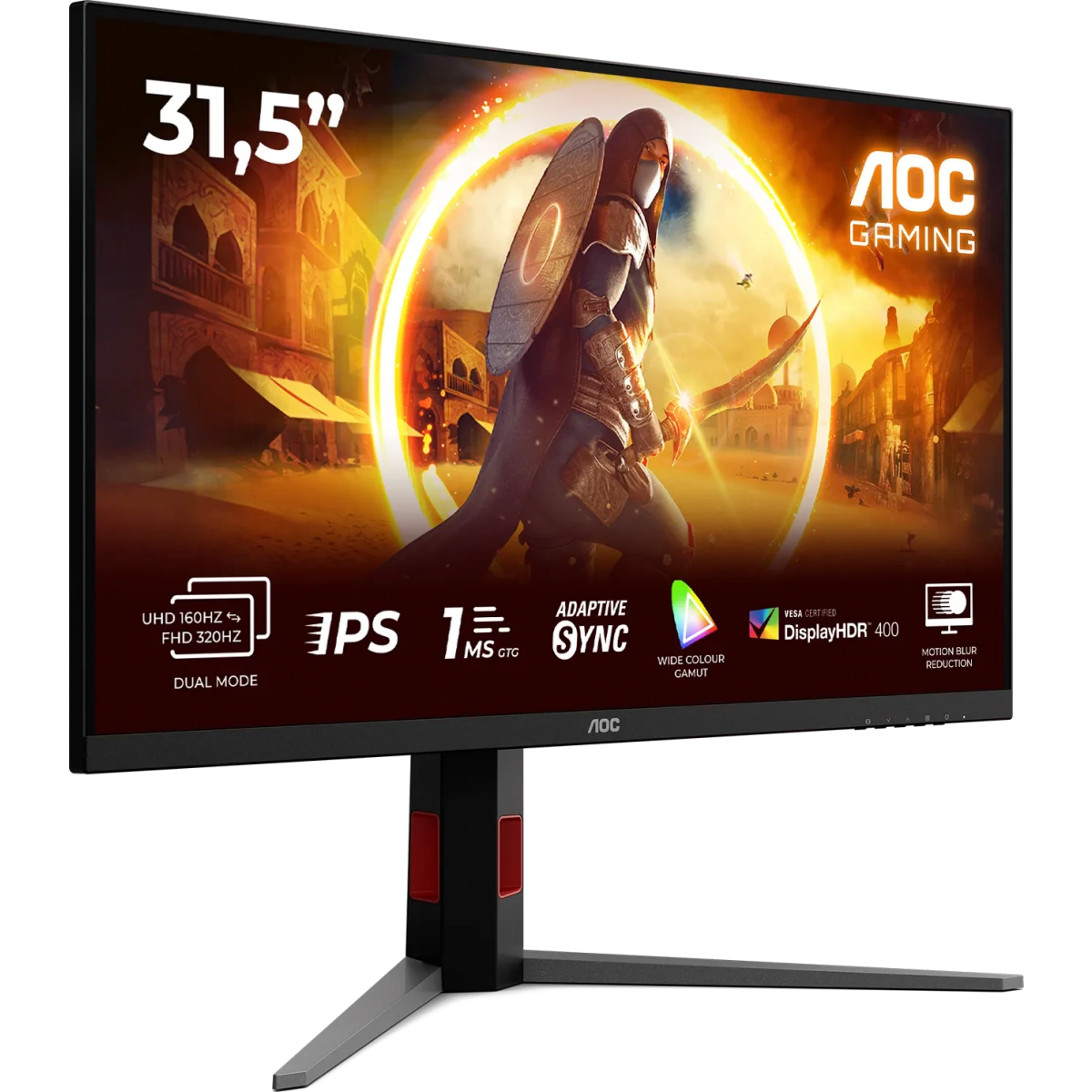 Monitors AOC U32G4U 31.5" Black - foto 9