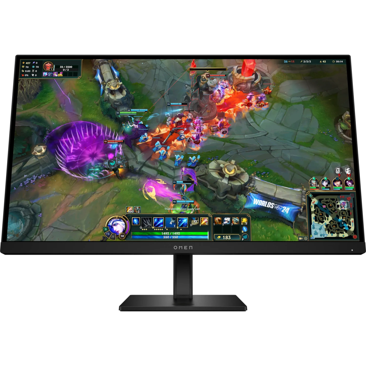 Monitors HP Omen 27qs G2 27" Black (AW3V0E9/ABB) - OMEN 27qs G2 (HSD-0161-A)