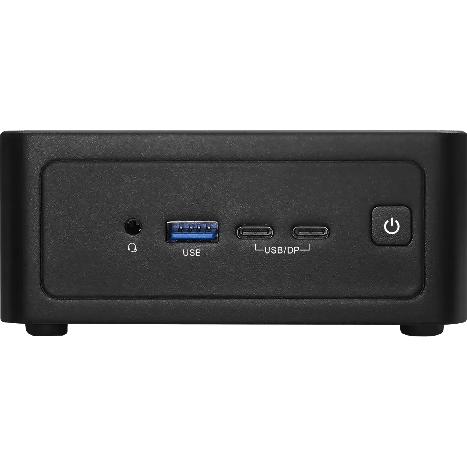 Nettop dators ASRock Industrial NUC BOX-225H Core Ultra 5 225H Arc Graphics 130T noOS Black (90PXGE60-P0EAY100)