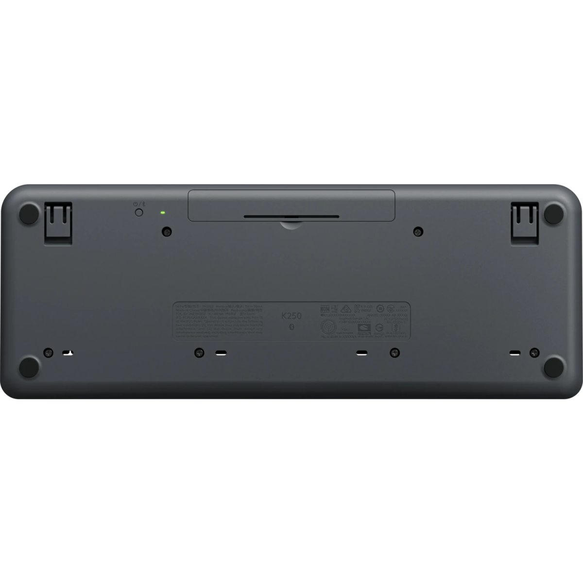 Tastatūra Logitech K250 Compact Wireless US Graphite (920-013451) - foto 2