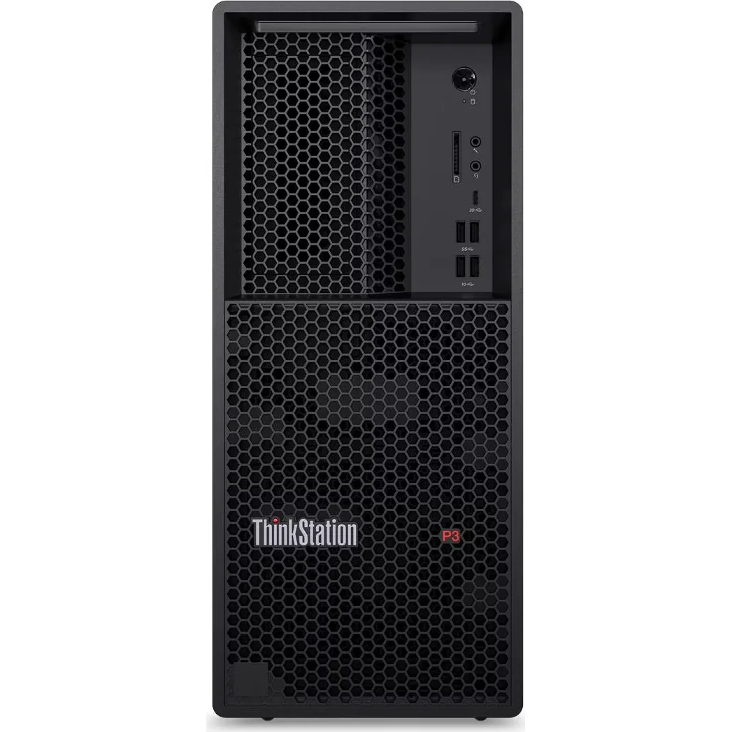 Personālais dators Lenovo ThinkStation P3 Tower Gen 2 Ultra 9 285K 64GB 1TB RTX PRO 4000 24GB W11P Black (30HT006GGE)