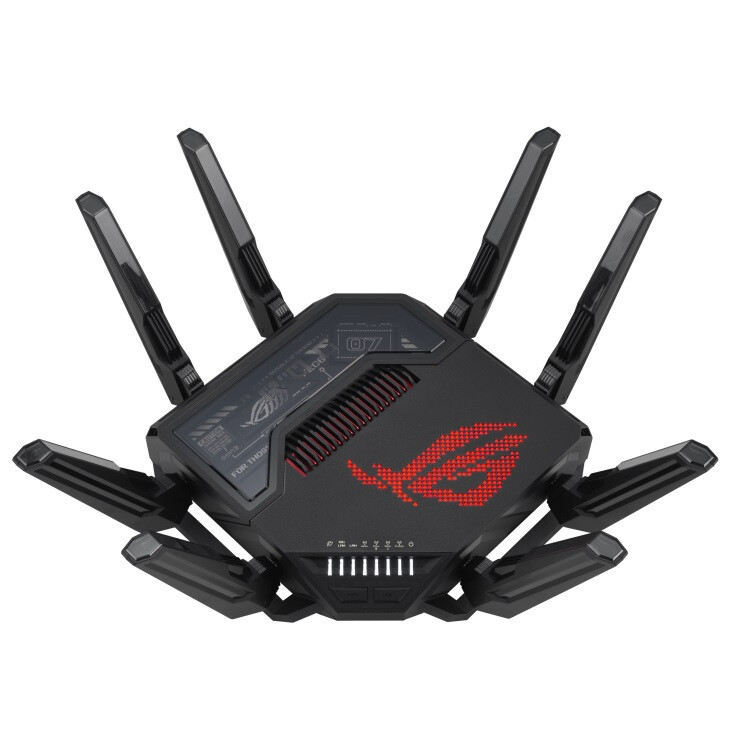 Wi-Fi rūteris (maršrutētājs) ASUS ROG Rapture GT-BE98 Gigabit Ethernet Quad-band (90IG08F0-MO9A0V)