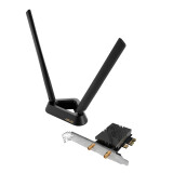 Wi-Fi, Bluetooth Adapter ASUS PCE BE92BT Wi-Fi 7 Bluetooth Black (90IG09G0-MO0B00)