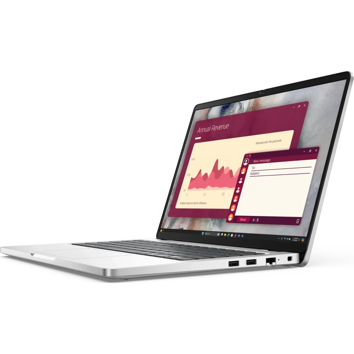 Portatīvais dators Dell Pro 14 PC14250 14" Core Ultra 7 255U 16GB 512GB Intel Graphics W11P Silver (P8K0D) - P8K0D  - foto 7