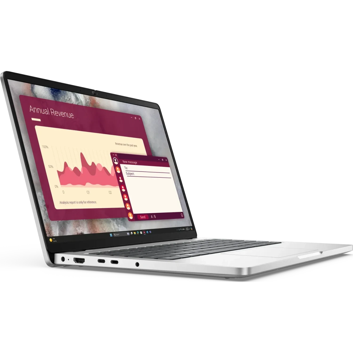 Portatīvais dators Dell Pro 14 PC14250 14" Core Ultra 7 255U 16GB 512GB Intel Graphics W11P Silver (P8K0D) - P8K0D  - foto 8