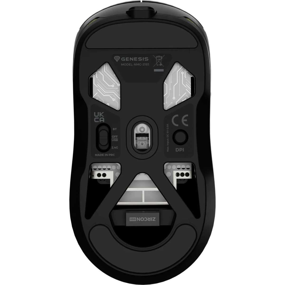 Pele Genesis Zircon 660 Pro Wireless Ultra-Lightweight black (NMG-2193) - foto 3