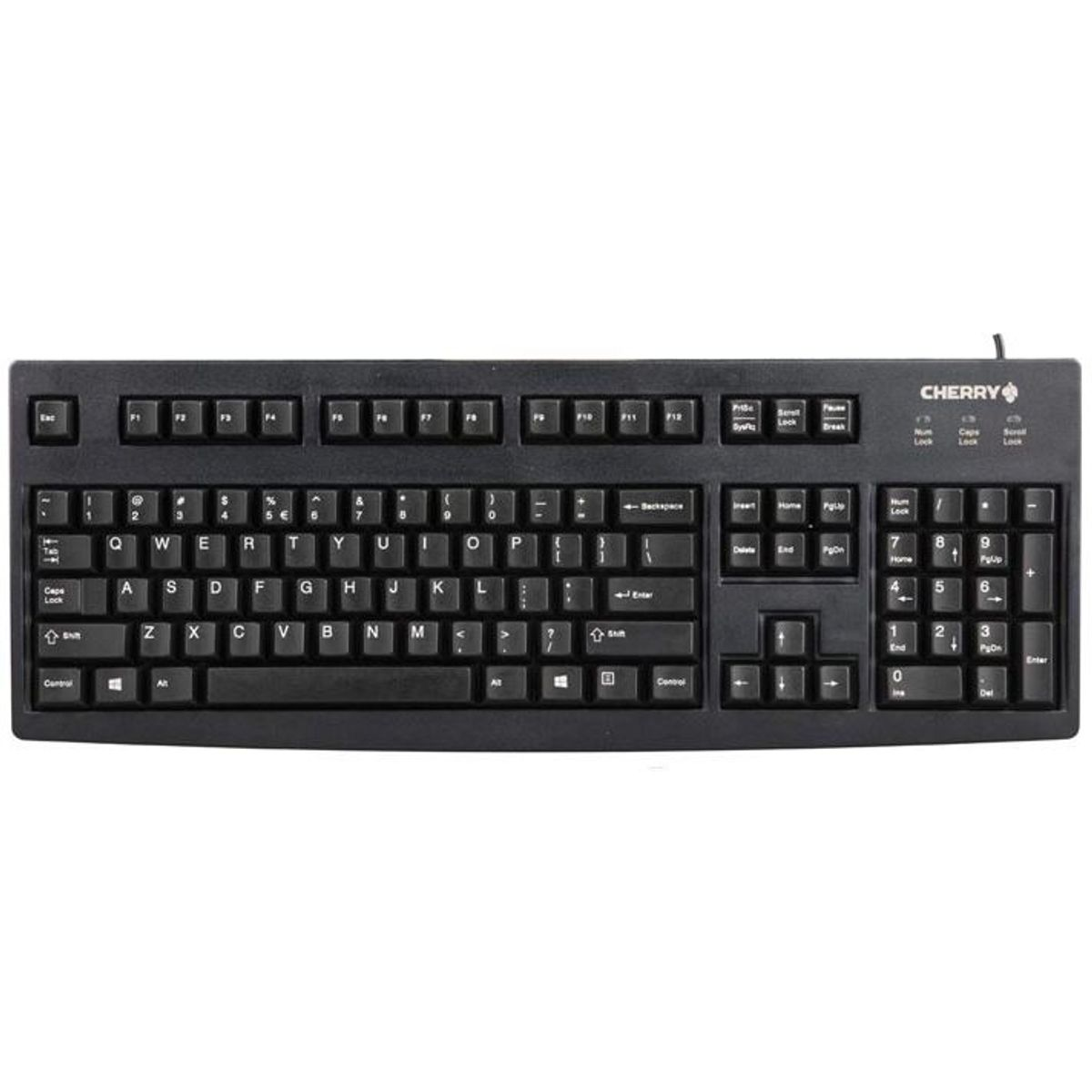 Tastatūra Cherry G83-6104 EU black (G83-6104LUNEU-2) - foto 2