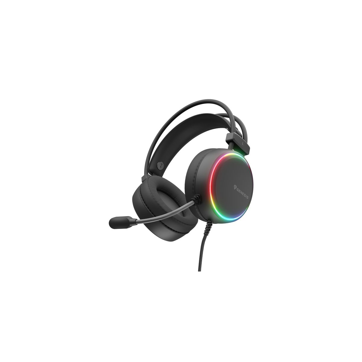 Austiņas Genesis Neon 613 G2 Black (NSG-2307) - foto 5