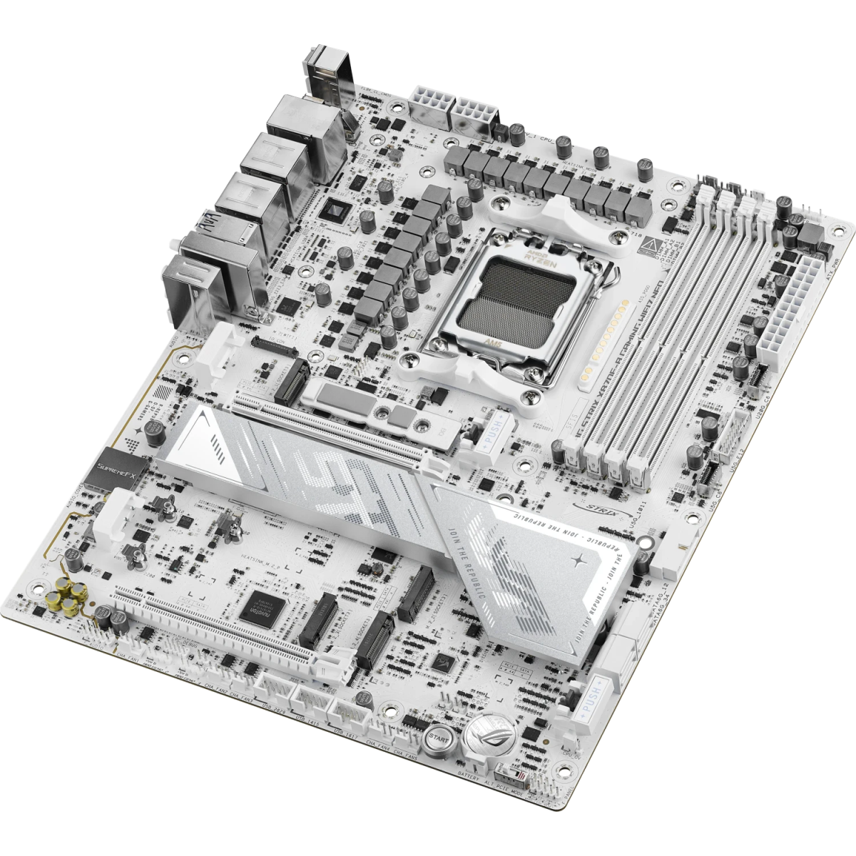 Pamatplate ASUS ROG Strix X870E-A Gaming WIFI7 Neo White (90MB1P30-M0EAY0) - foto 5
