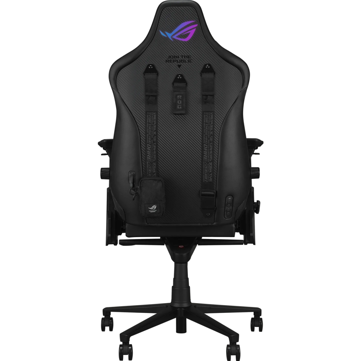 Datorkrēsls ASUS ROG Courser RGB Gaming black (90GC01S0-MSG010) - foto 4