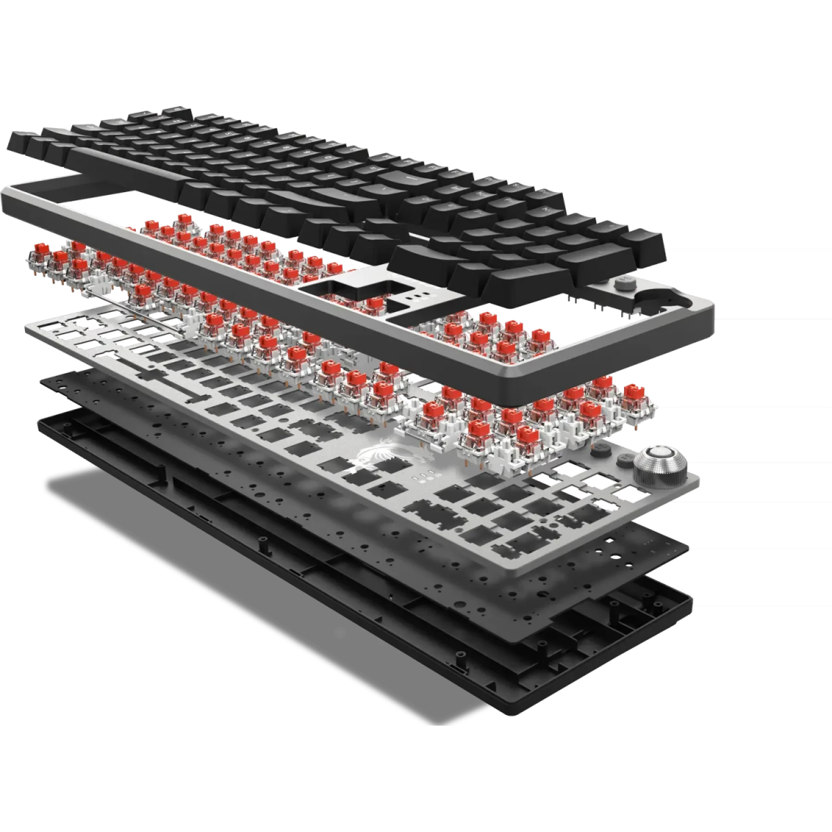 Tastatūra MSI FORGE GK-310 US Grey (OS1-8ZA8013-000) - foto 2