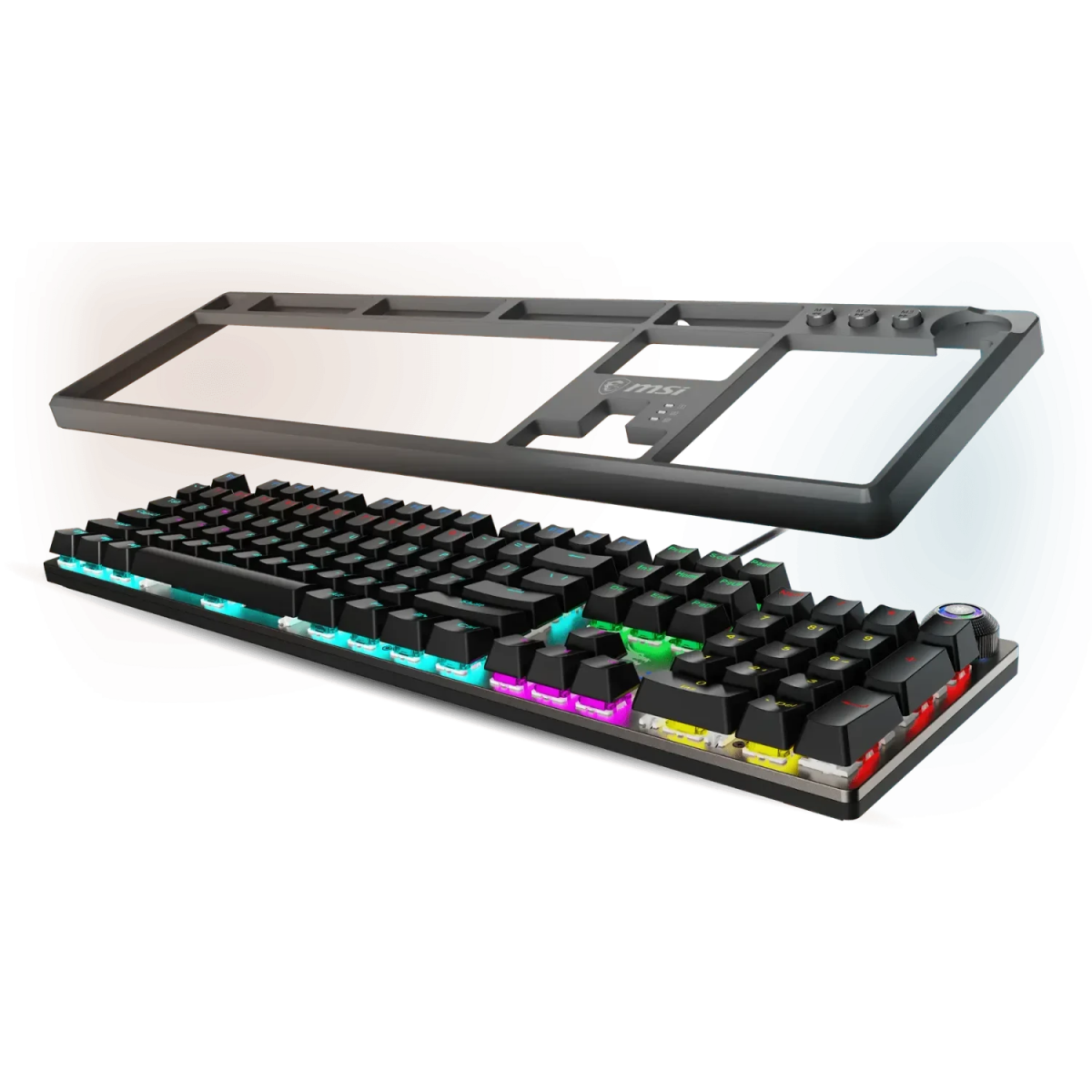 Tastatūra MSI FORGE GK-310 US Grey (OS1-8ZA8013-000) - foto 3