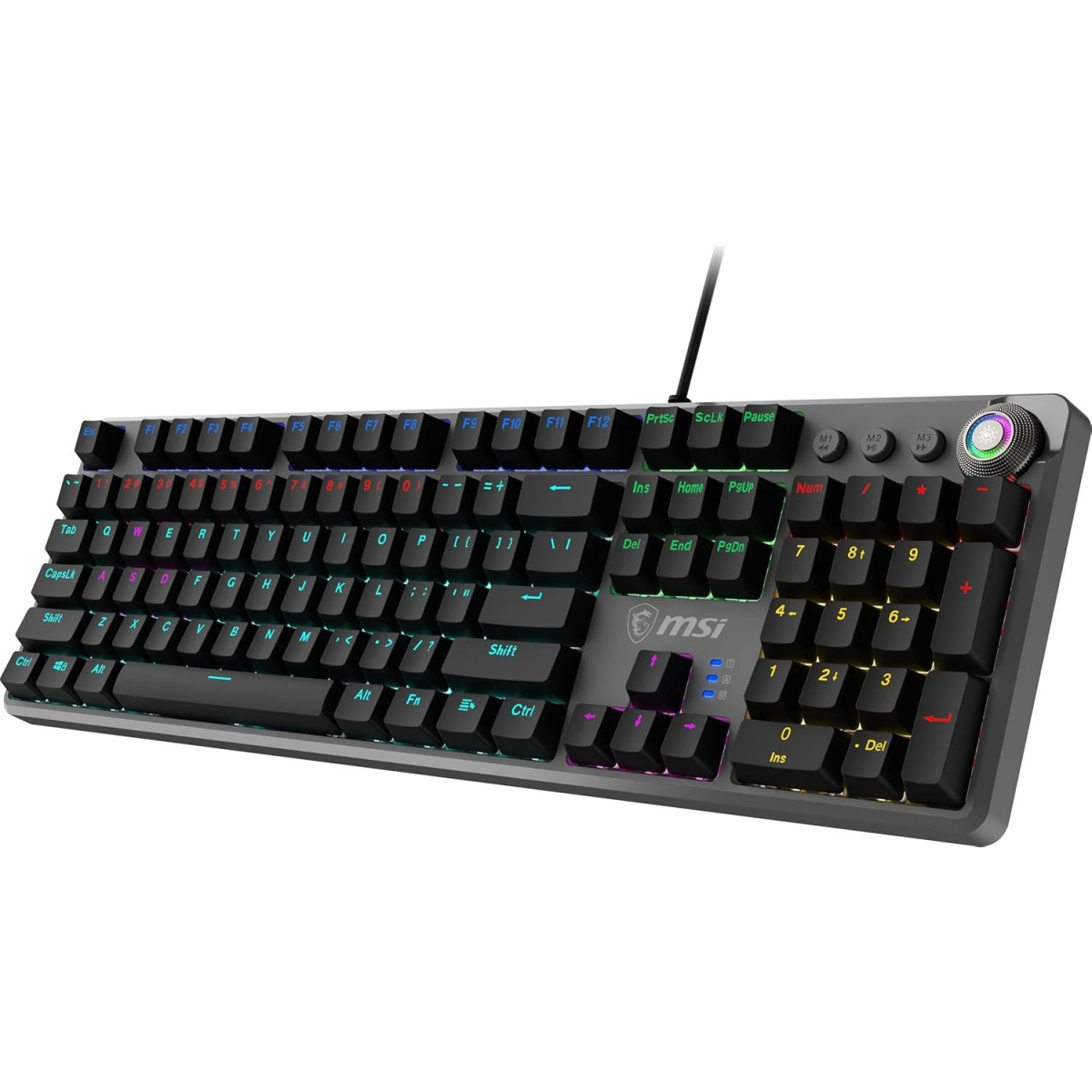 Tastatūra MSI FORGE GK-310 US Grey (OS1-8ZA8013-000) - foto 4