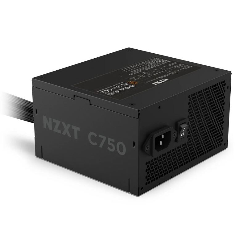 Barošanas bloks NZXT C750 750W Black (PA-7B3BB-EU) - foto 2