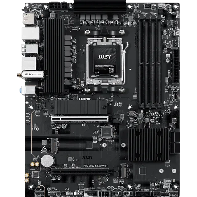 Pamatplate MSI B850 PRO B850-S EVO WIFI Black (7E97-001R)