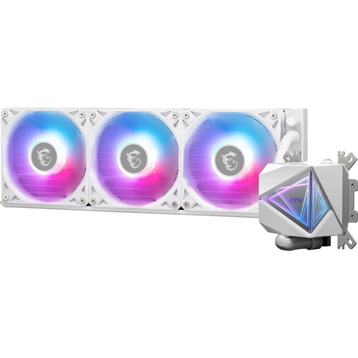 Procesoru dzesētājs MSI MAG CoreLiquid I360 WHITE (306-7ZW8A21-C24) - foto 3