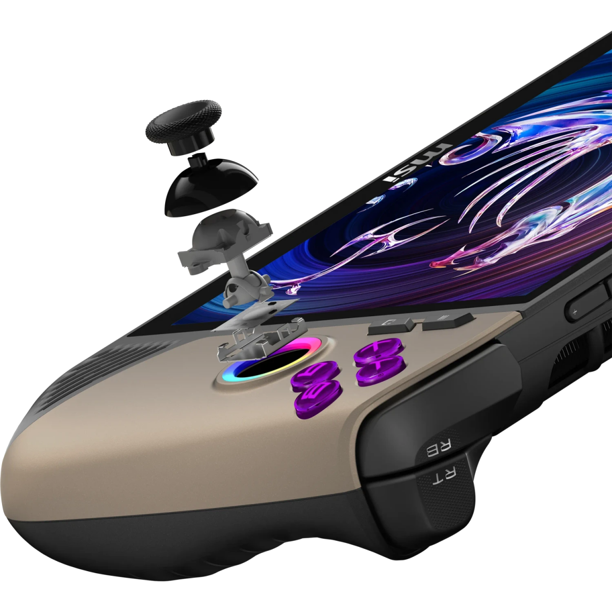 Spēļu konsole MSI Claw 8 AI+ A2VM-015 Core Ultra 7 258V 32GB 1TB Arc Graphics 140V W11H Black (001T52-015) - foto 3