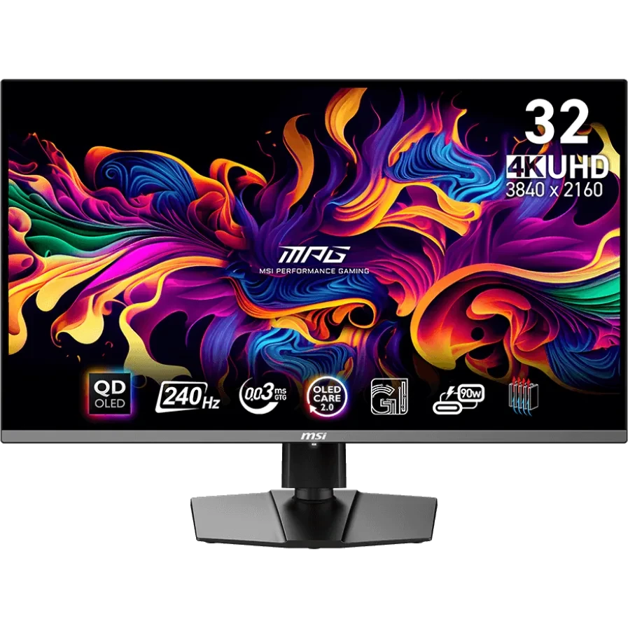 Monitors MSI MPG 321URXDE QD-OLED 31.5" Black (9S6-3DD29A-006) - MPG 321URX QD-OLED