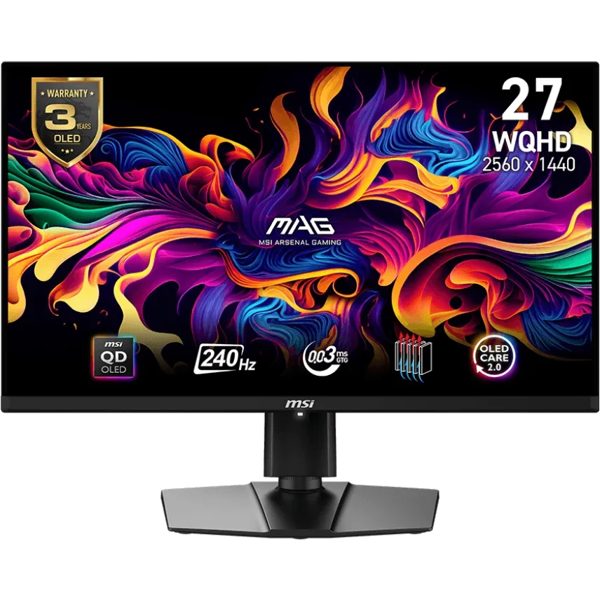 Monitors MSI MAG 271QPXDE QD-OLED E2 26.5" Black (9S6-3CD89T-038) - MAG 271QPX QD-OLED E2