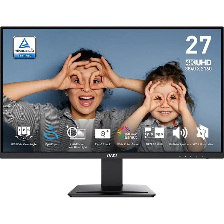 Monitors MSI PRO MP273UDE 27" Black (9S6-3PB4CH-209)