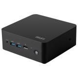 Nettop dators MSI Cubi NUC 1MG-007BDE Core 7 150U noRAM noSSD no HDD Iris Xe Graphics noOS Black (936-B0B111-007)