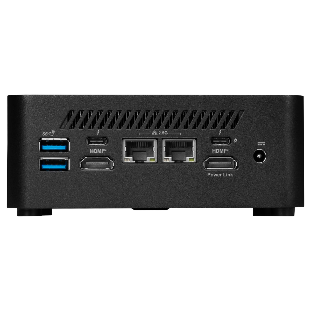 Nettop dators MSI Cubi NUC 1MG-007BDE Core 7 150U noRAM noSSD no HDD Iris Xe Graphics noOS Black (936-B0B111-007) - foto 6