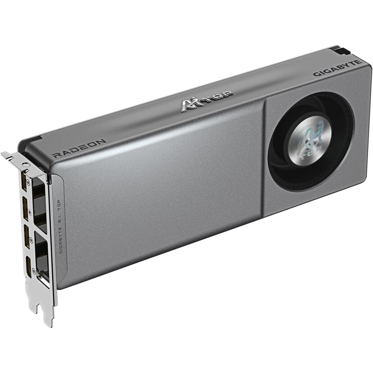 Grafikkarte GIGABYTE Radeon AI PRO R9700 AI TOP Silver (GV-R9700AI TOP-32GD) - Foto 4
