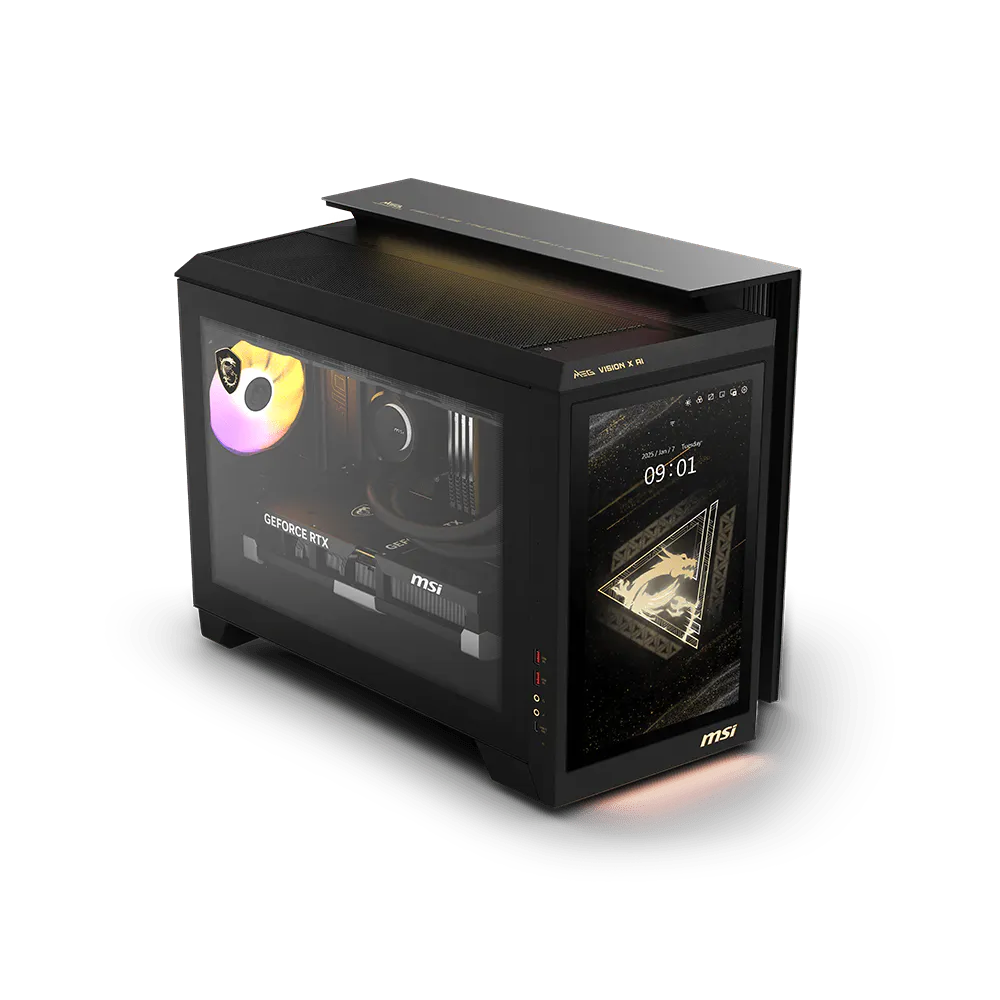 Personālais dators MEG VISION X AI 2NVV7-009AT Ultra 7 265K 32GB 2TB RTX 5080 16GB GDDR7 W11H Black (00B92111-009) - foto 5