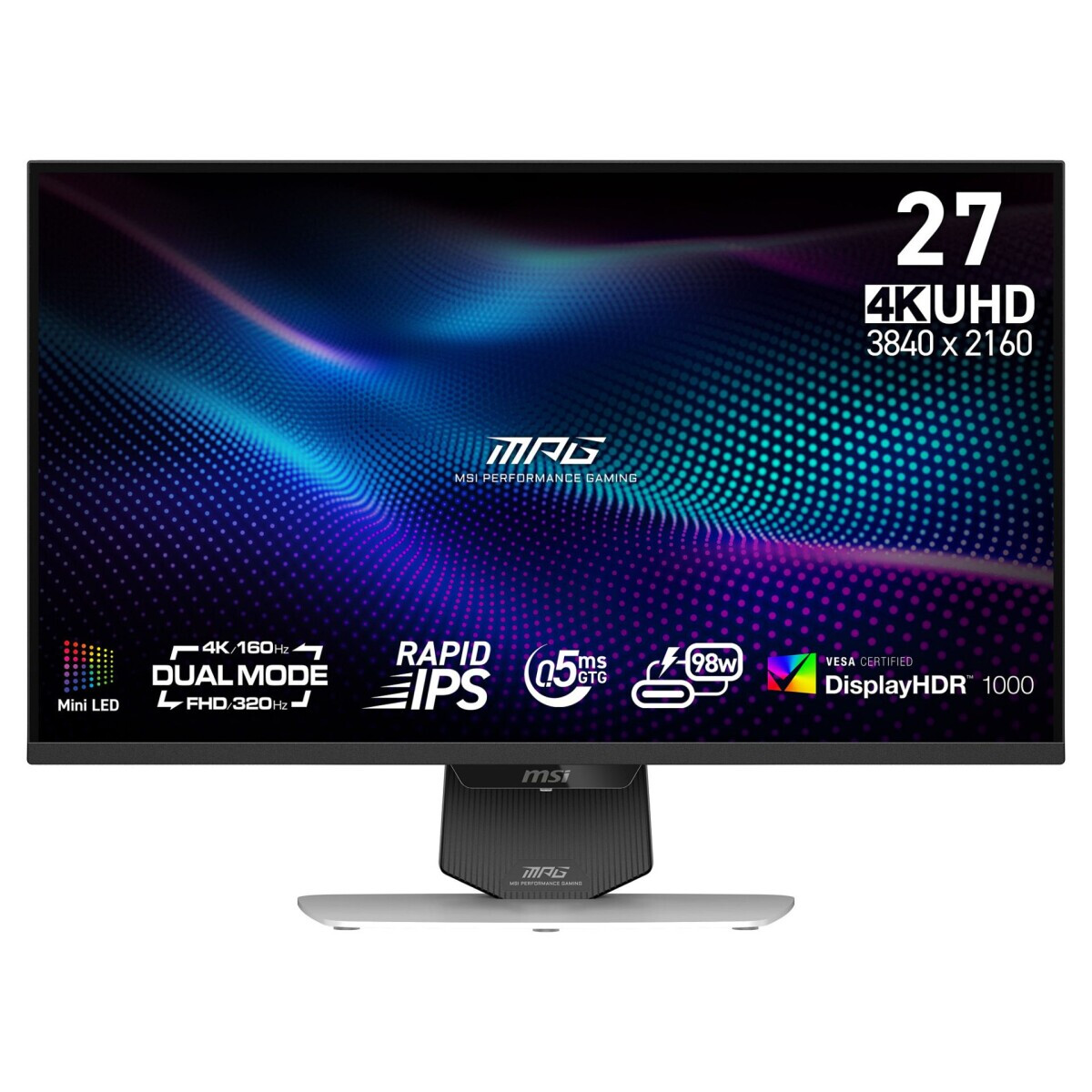 Monitors MSI MAG 274URFWDE E16M 27" White (9S6-3CF09H-021)
