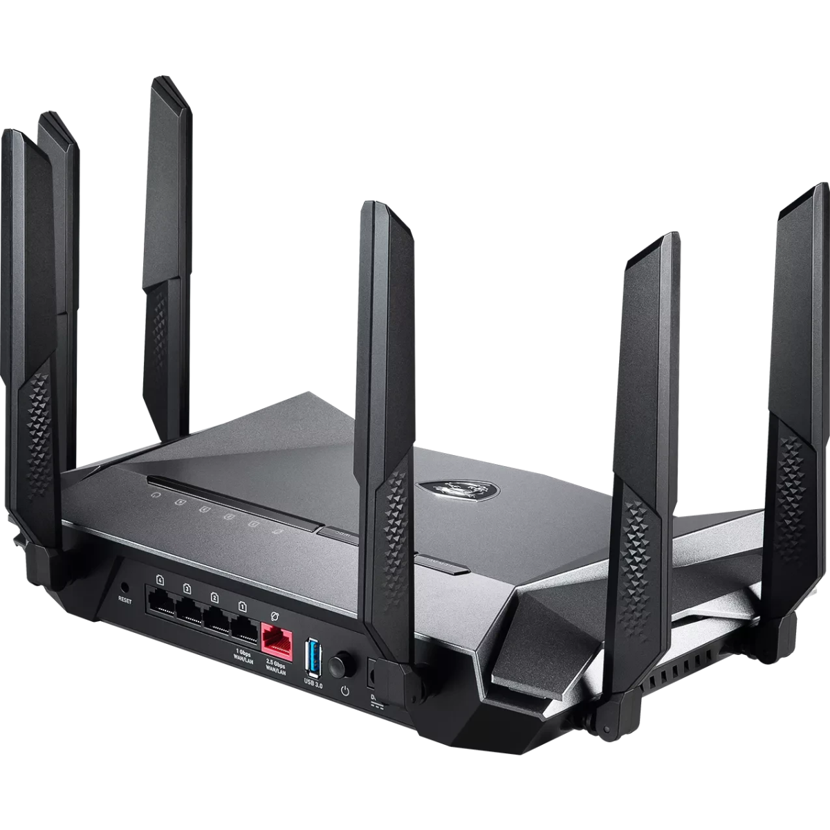 Rūteris (maršrutētājs) MSI RadiX AX6600 Black (GRAX66) - foto 2