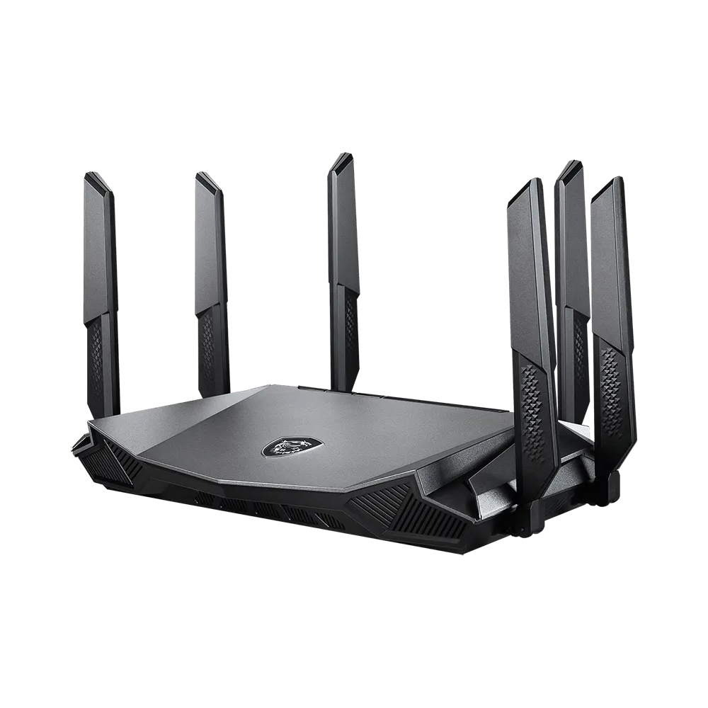 Rūteris (maršrutētājs) MSI RadiX AX6600 Black (GRAX66) - foto 6