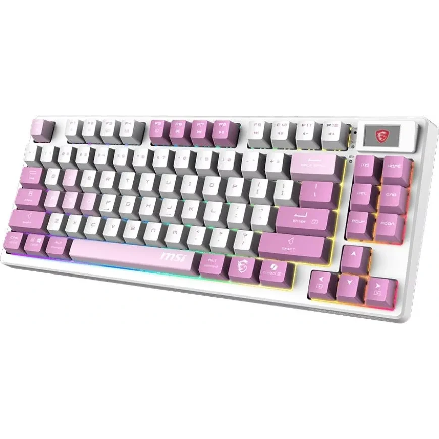 Tastatūra MSI FORGE GK600 TKL WIRELESS VIOLET Spanish White (S11-43DEQ01-HH9) - foto 2