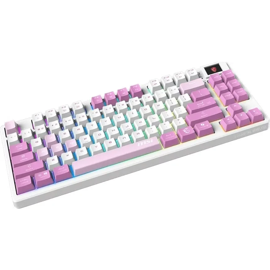 Tastatūra MSI FORGE GK600 TKL WIRELESS VIOLET Spanish White (S11-43DEQ01-HH9) - foto 3