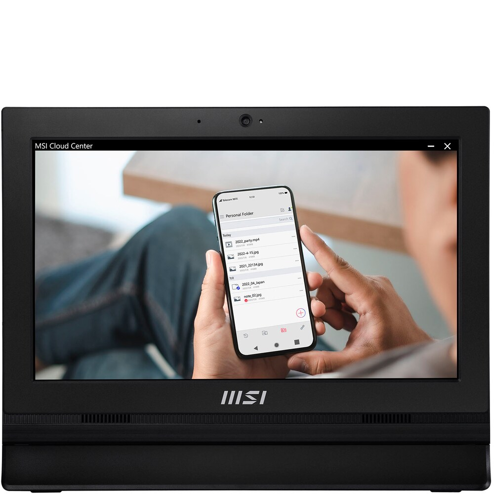 Monobloka dators MSI PRO AP162T ADL-019DE 15.6" Intel N100 4GB 128GB UHD Graphics W11H Black (00A60211-019) - foto 5