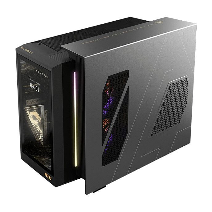 Personālais dators MSI MEG Vision X AI 2NVR7-236AT Ultra 7 265K 64GB 2TB RTX 5070 Ti 16GB W11H Black (00B92111-236) - foto 3