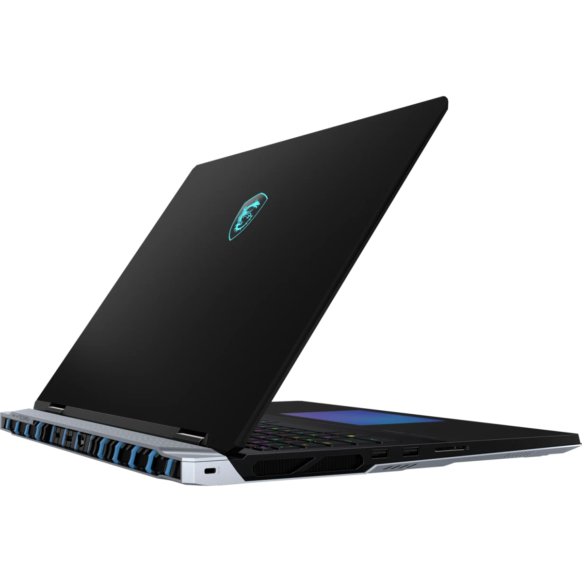 Portatīvais dators MSI Titan 18 HX AI A2XWJG-070 Ultra 9 285HX 96GB 6TB RTX 5090 24GB GDDR7 W11P Black (001824-070) - foto 11