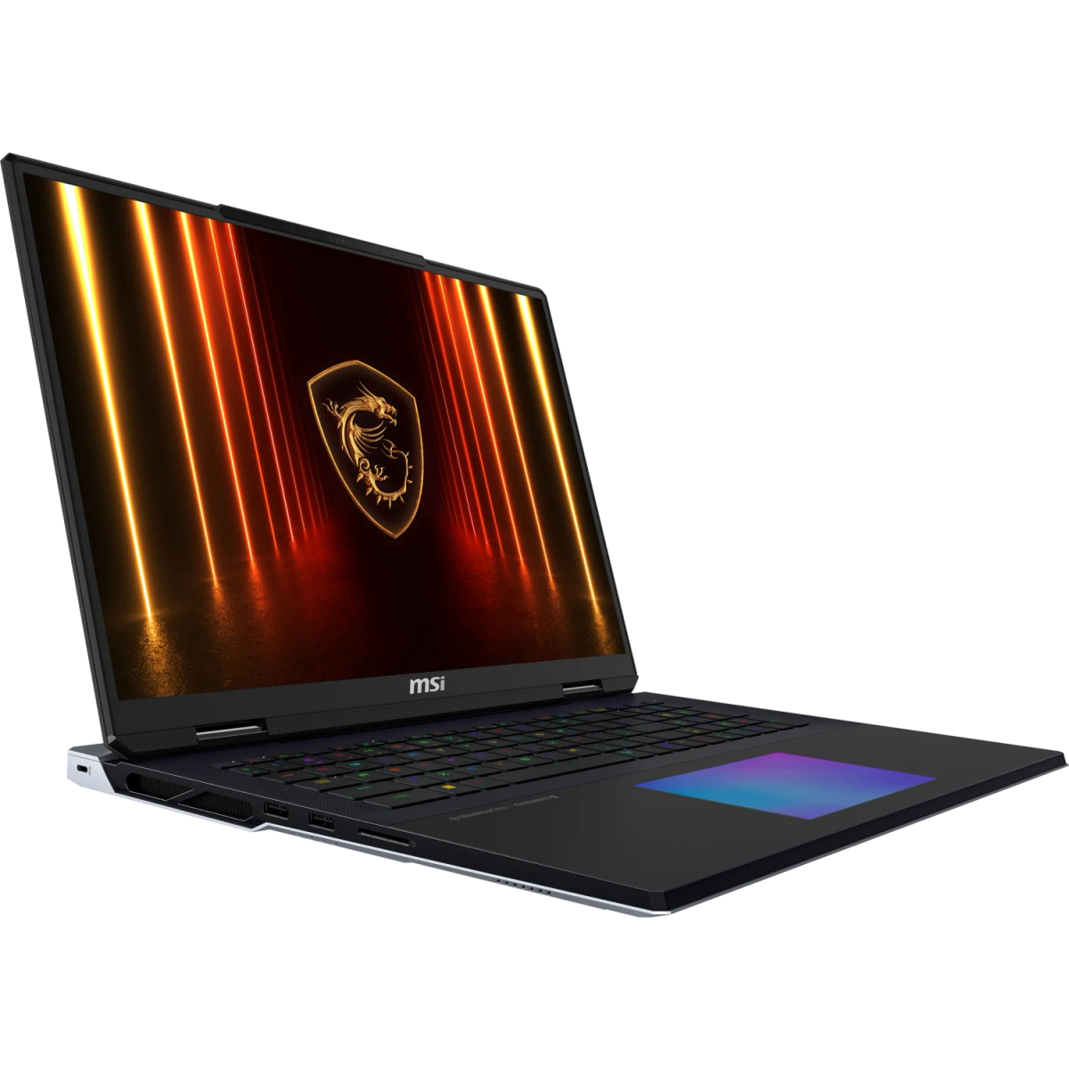 Portatīvais dators MSI Titan 18 HX AI A2XWJG-070 Ultra 9 285HX 96GB 6TB RTX 5090 24GB GDDR7 W11P Black (001824-070) - foto 14