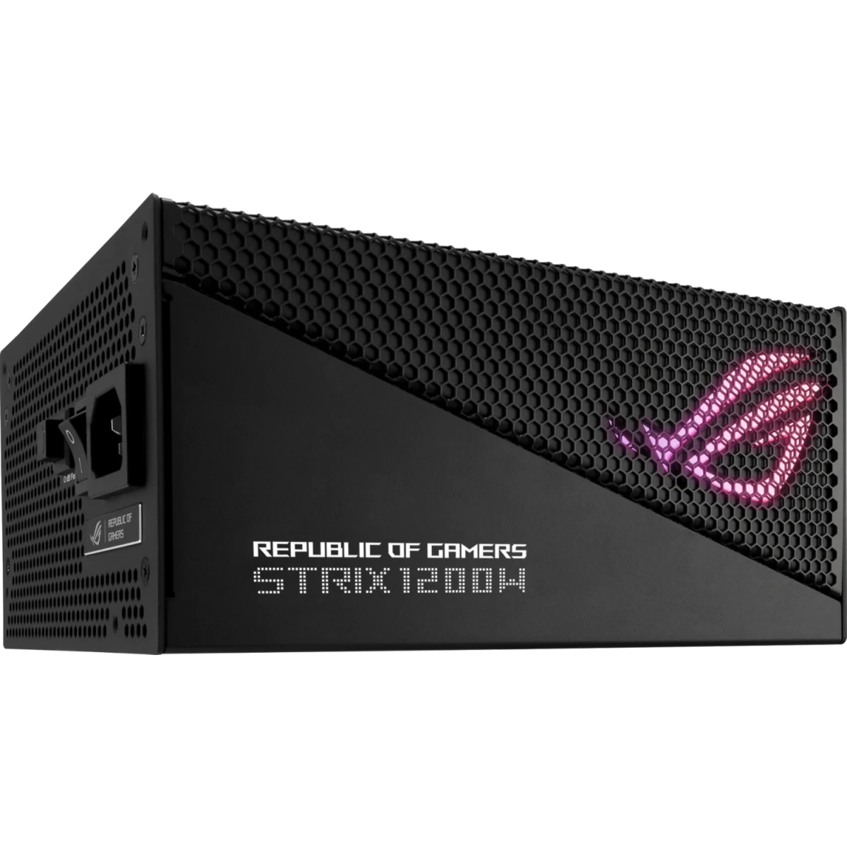 Barošanas bloks Asus ROG-STRIX-1200G Gold Aura Edition 1200W Black (90YE00P0-B0NA00) - foto 4