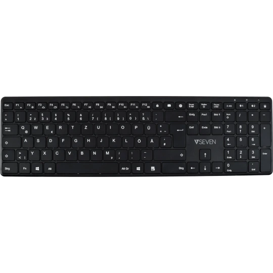 Tastatūra V7 KW550BT Black DE (KW550DEBT)