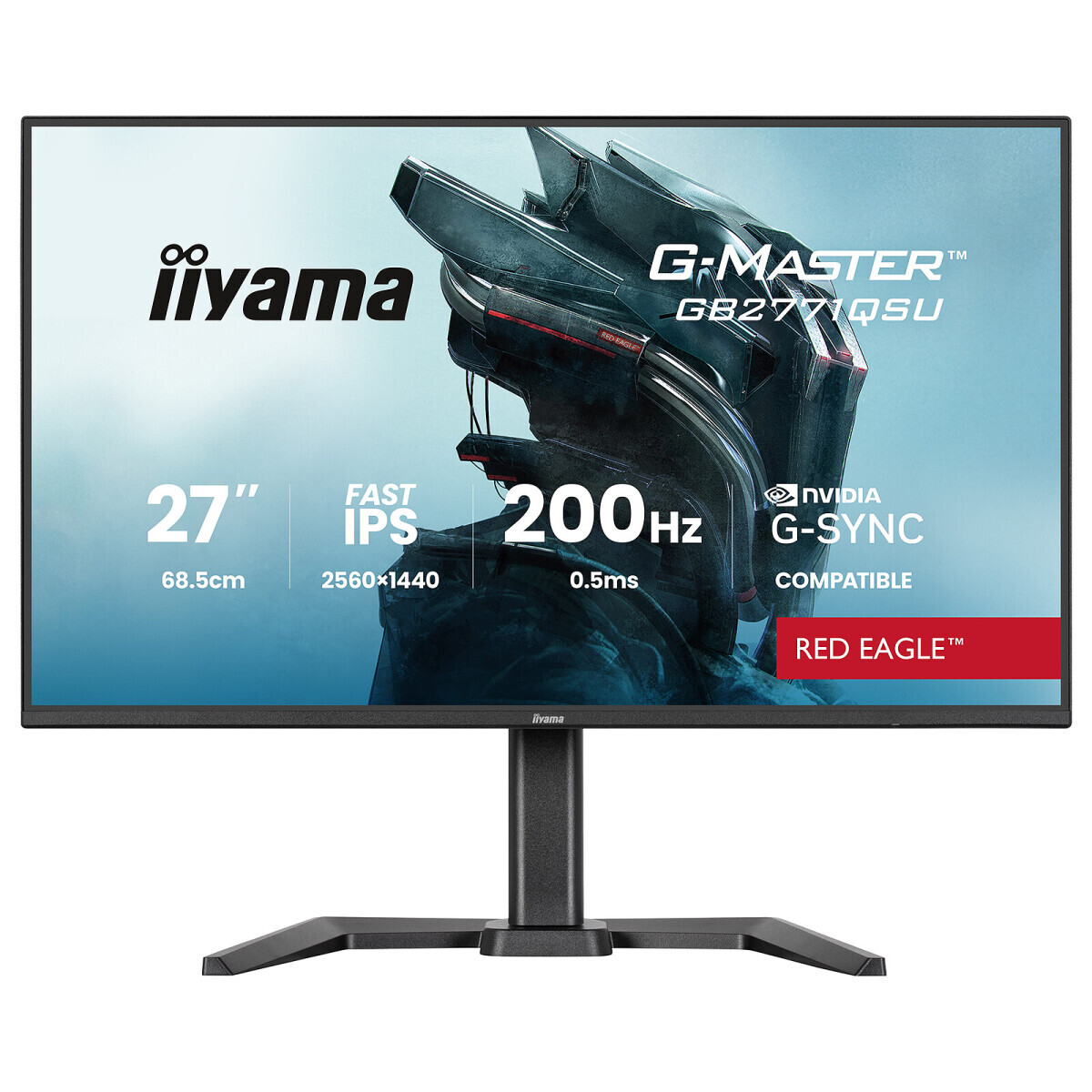 Der Monitor iiyama G-Master GB2771QSU-W1 27" Black