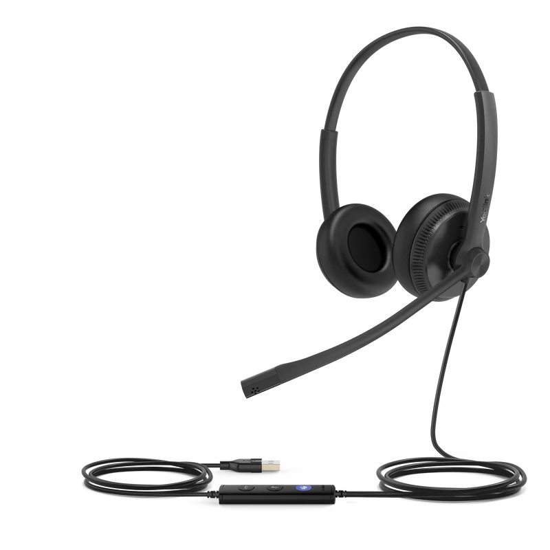 Austiņas Yealink Headset UH34 SE Lite Dual Teams Black (1308162)