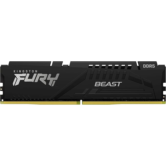 La mémoire vive Kingston Technology FURY Beast 64GB Black (KF560C36BBEK2-64)