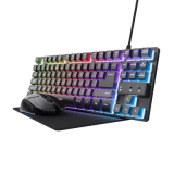 Tastatūra + pele Trust GXT794 3 in 1 Gaming RGB Black (25393)