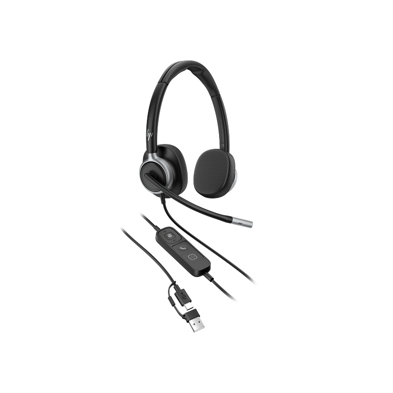 Kopfhörer Poly Mission 625 Stereo USB Black (C01C6A6AC3) - Foto 4