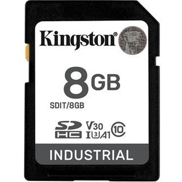Speicherkarte 8GB SD Kingston Industrial (SDIT/8GB)