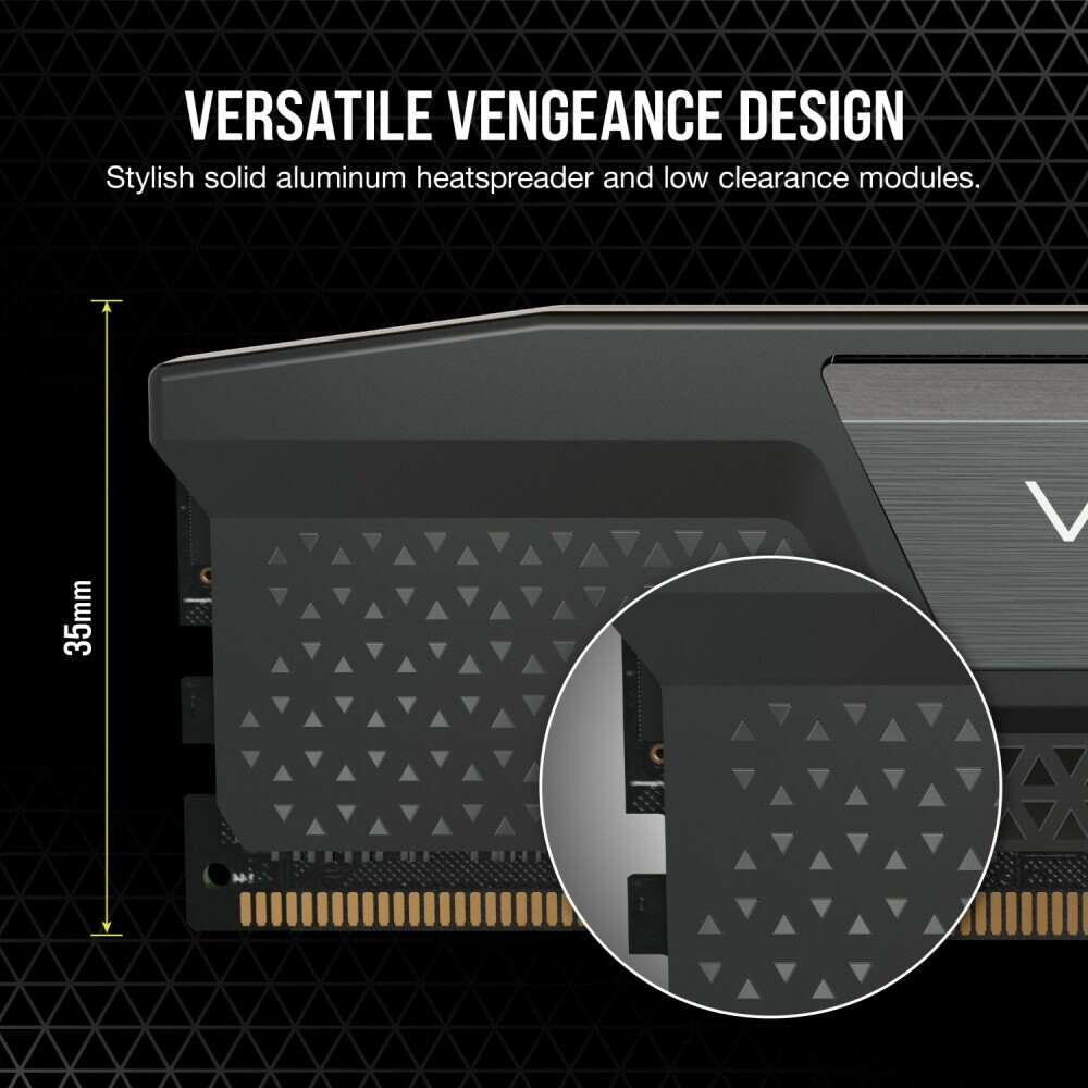 Arbeitsspeicher 32GB DDR5 5200MHz Corsair Vengeance (CMK32GX5M2B5200C40) (2x16GB KIT) - Foto 3