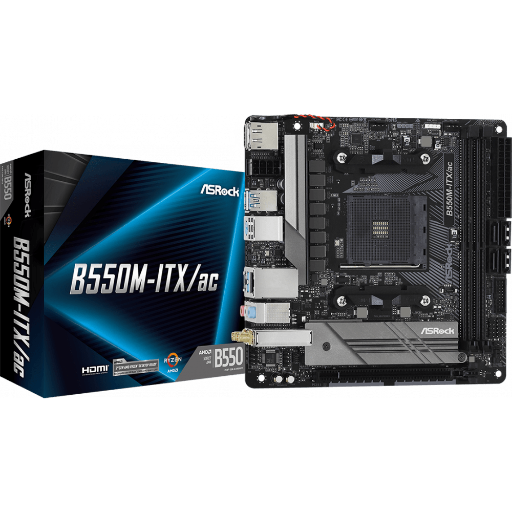 Mainboard ASRock B550M-ITX/AC - Foto 4