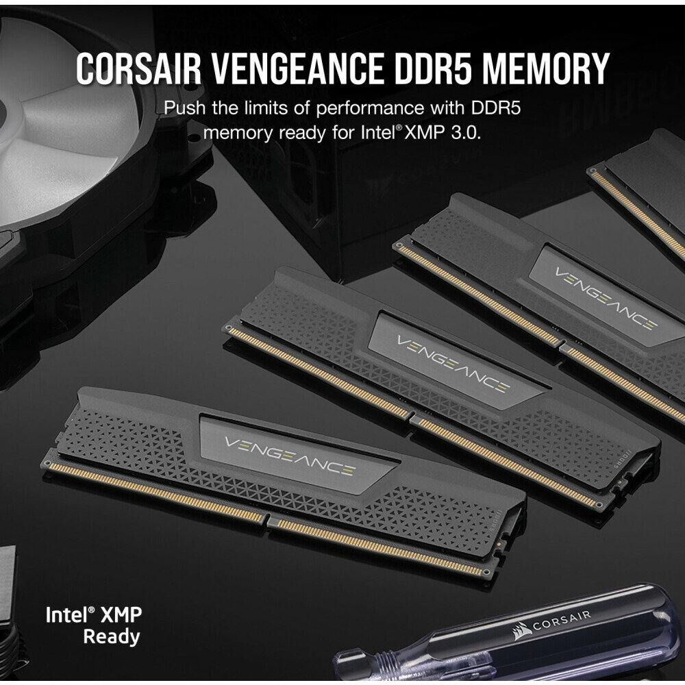 Arbeitsspeicher 32GB DDR5 5200MHz Corsair Vengeance (CMK32GX5M2B5200C40) (2x16GB KIT) - Foto 4