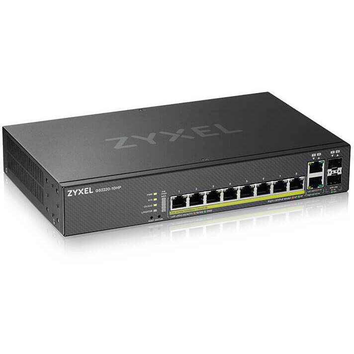 Switch Zyxel GS2220-10HP - GS2220-10HP-EU0101F